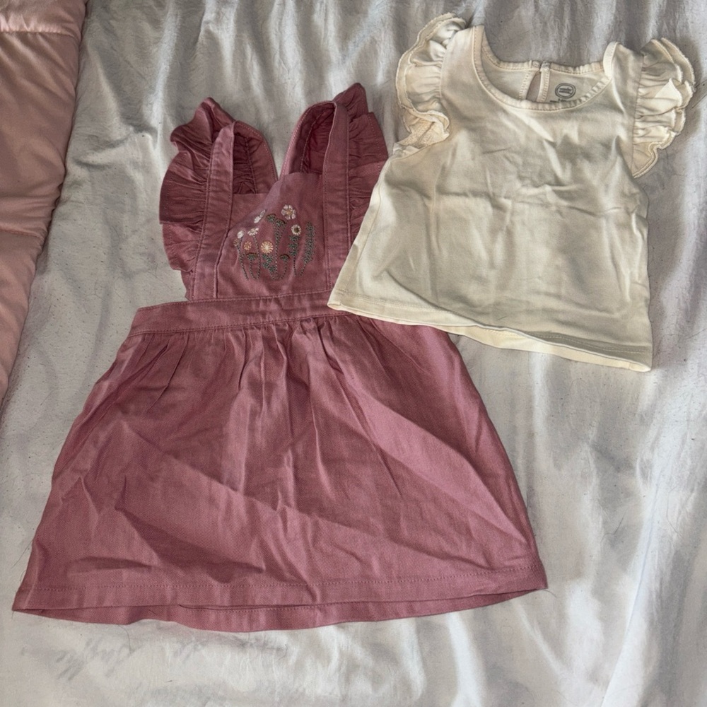 Wonder Nation Girls Dress Size 3-6 months
